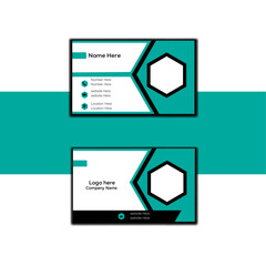 clean business card.
Double-sided creative business card template.