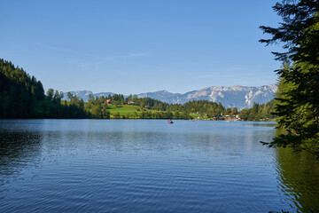 Gleinkersee in the beautiful nature of upper Austria