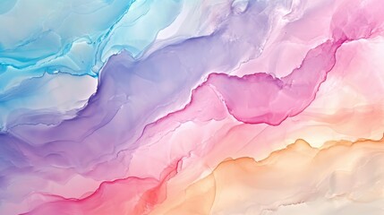 Abstract artistic alcohol ink colourful background. Marble liquid texture banner