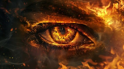  eye with fire 