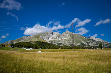 Fototapeta premium Durmitor mountains in National Park in Montenegro.