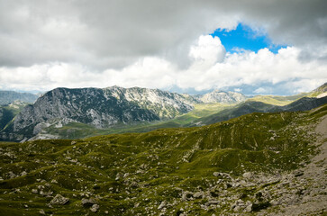 Durmitor mountains in National Park in Montenegro.