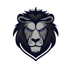  illustration of a lion mascot Isolated
