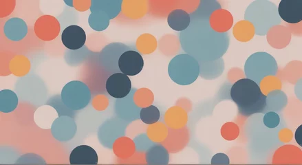 Poster Im Rahmen seamless dots pattern with dots © huryay
