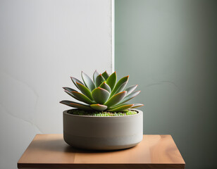 minimalist echeveria succulent