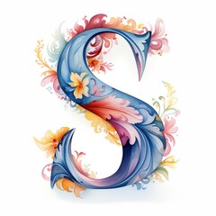 Fototapeta premium Alphabet letter 