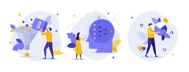 Set Of Business Characters Concepts