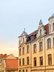 Fototapeta na wymiar Historical house in old town Wismar, Germany