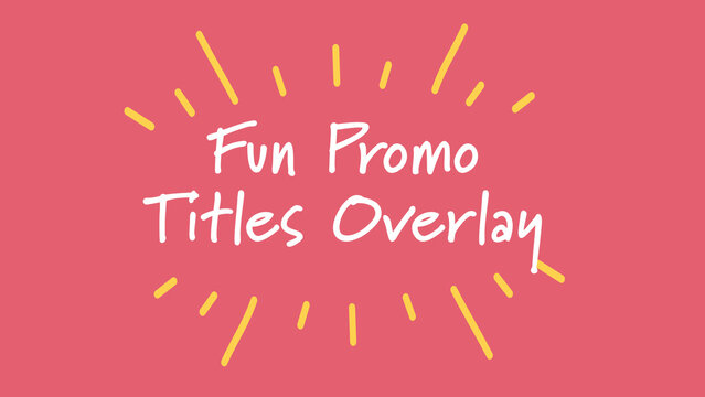 Fun Overlay Titles With Embellishments