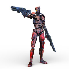 ロボット　3DCGレンダリング