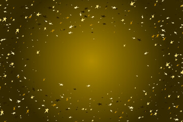 Dark background with star confetti and sparkle. Vector backdrop - 724196691