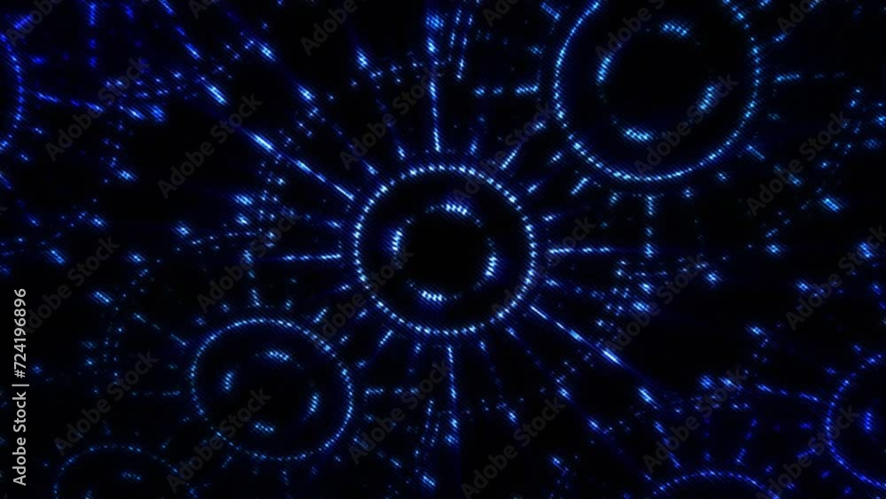 Poster 4k creative neon round lines design texture pattern abstract wallpaper live performance concert disc