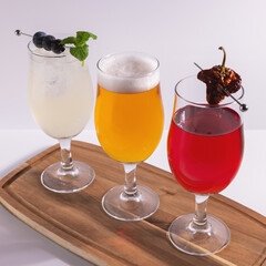 cocktail with fruits