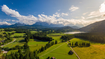 Blick von Kr&uuml;n auf Barmsee