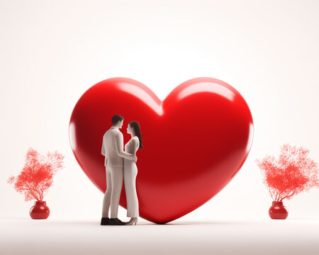 Heart icon, Valentine's Day, love, sweetheart, flowers