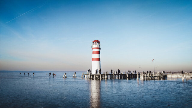 Winter view of Lake Neusiedler