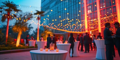 Office Party: Relax After Work in a Restaurant