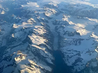 Foto op Plexiglas Greenland glaciers from the air © Mark