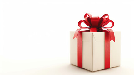 Obraz premium Christmas gift icon on white background