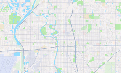 Wichita Kansas Map, Detailed Map of Wichita Kansas