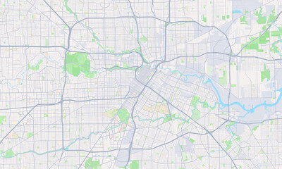 Houston Texas Map, Detailed Map of Houston Texas