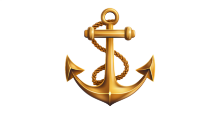 Anchor. Isolated on a white background png like