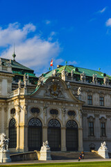 Naklejka premium Baroque Elegance of Belvedere Palace, Vienna