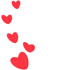 Valentine, Valentine’s Day, heart, love, celebration, romance, romantic, anniversary, decoration, deco, pattern, Clip art, illustration, graphic, painting, hand painting, minimalism, minimalist, minim