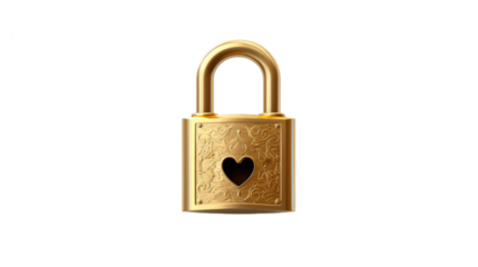 Lock. Isolated on a white background png like