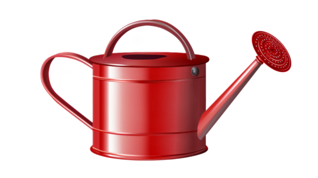 Watering Can. Isolated on a white background png like