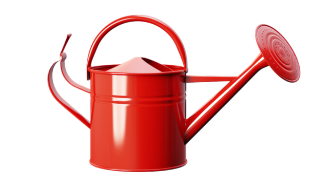 Watering Can. Isolated on a white background png like
