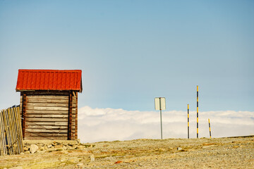 Mountain peak, Serra da Estrela in Portugal.