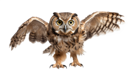 Owl. Isolated on a white background png like