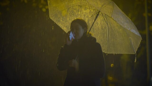 Annoyed Female Person Having A Stressful Call with Negative Emotions Gesturing