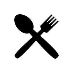 spoon and fork icon vector. spoon, fork and knife icon vector. restaurant icon