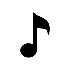 Music icon vector. note music icon vector