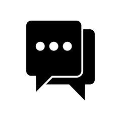 Fototapeta premium Chat icon vector. speech bubble icon. comment icon vector. message. contact us