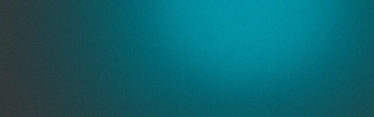 Turquoise blue grainy noise normal simple linear gradient, grungy spray texture with empty space,...
