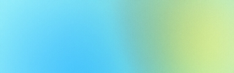 Blue and lime grainy noise normal simple linear gradient, grungy spray texture with empty space,...