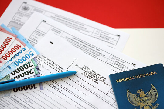 Indonesian tax forms 1721 a1 Income Tax withholding art 21 for employee or recipients of pension, retirement allowance, retirement savings and other tax papers