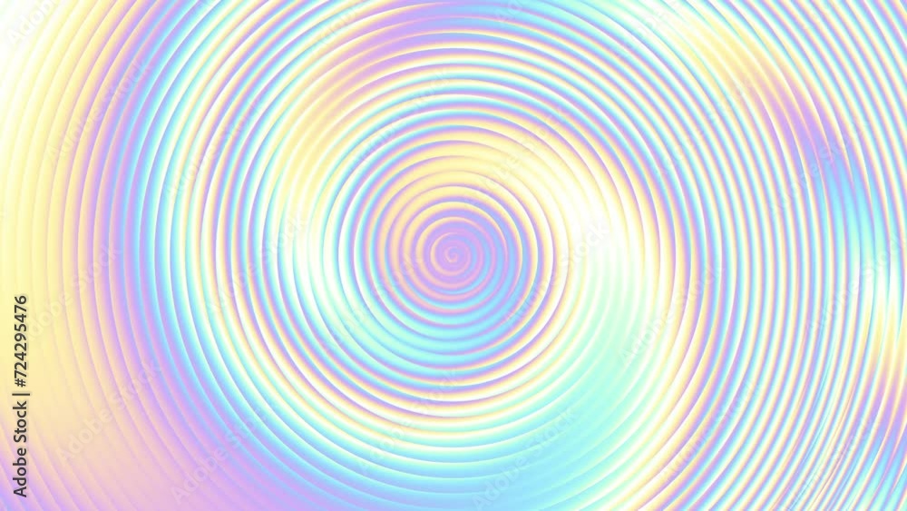 Aufkleber Endless abstract spiral. Seamless looping footage 4k. Abstract loop background