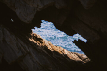 sea in the cave