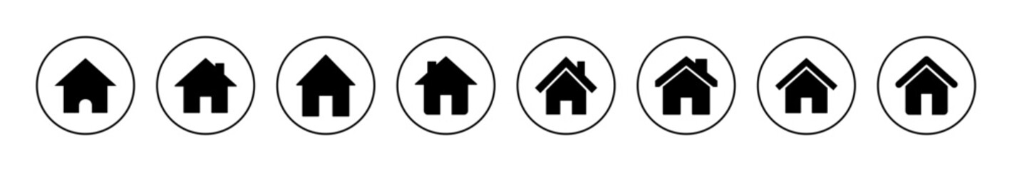 House icon vector. Home sign and symbol - obrazy, fototapety, plakaty