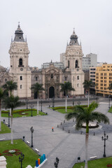 Obraz premium view of the city Centro Histórico de Lima Perú