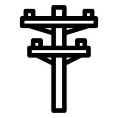 electric pole icon 