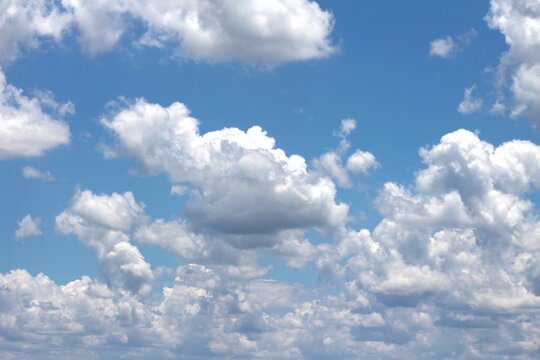 blue sky with clouds. sky and clouds. blue sky and clouds.