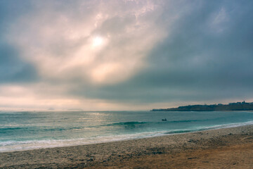 beach at sunset El Silencio Lima Perú