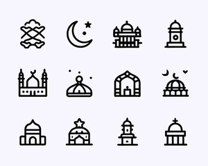 Fototapeta premium icon sheet ramadhan