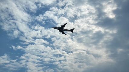 airplane flying in the sky