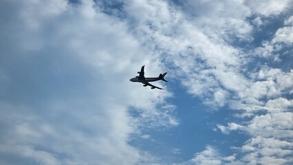 airplane in the sky